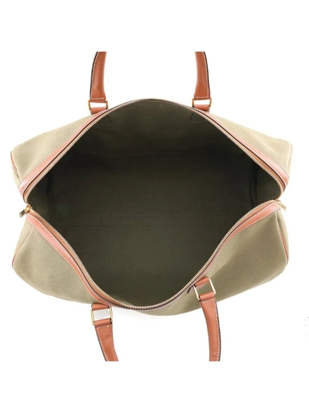 Celine Boston Bag Logo Canvas Leather 2-Way
